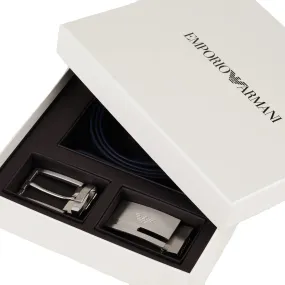 Gift Box Leather Belt by Emporio Armani