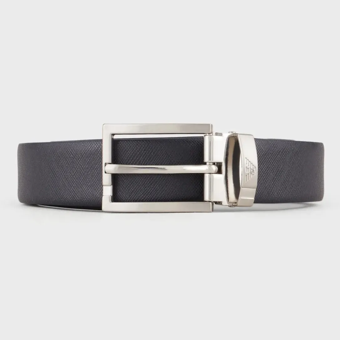 Gift Box Leather Belt by Emporio Armani