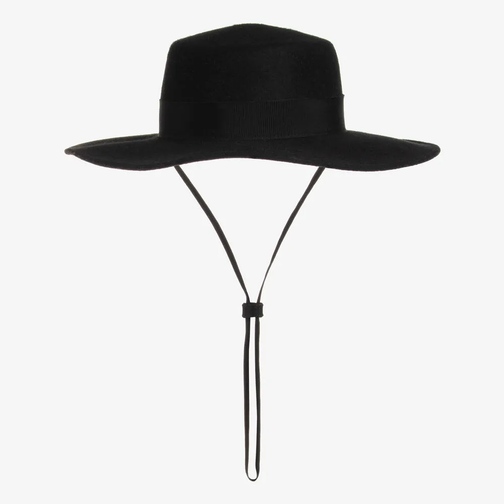 Girls Black Fedora Hat Sale