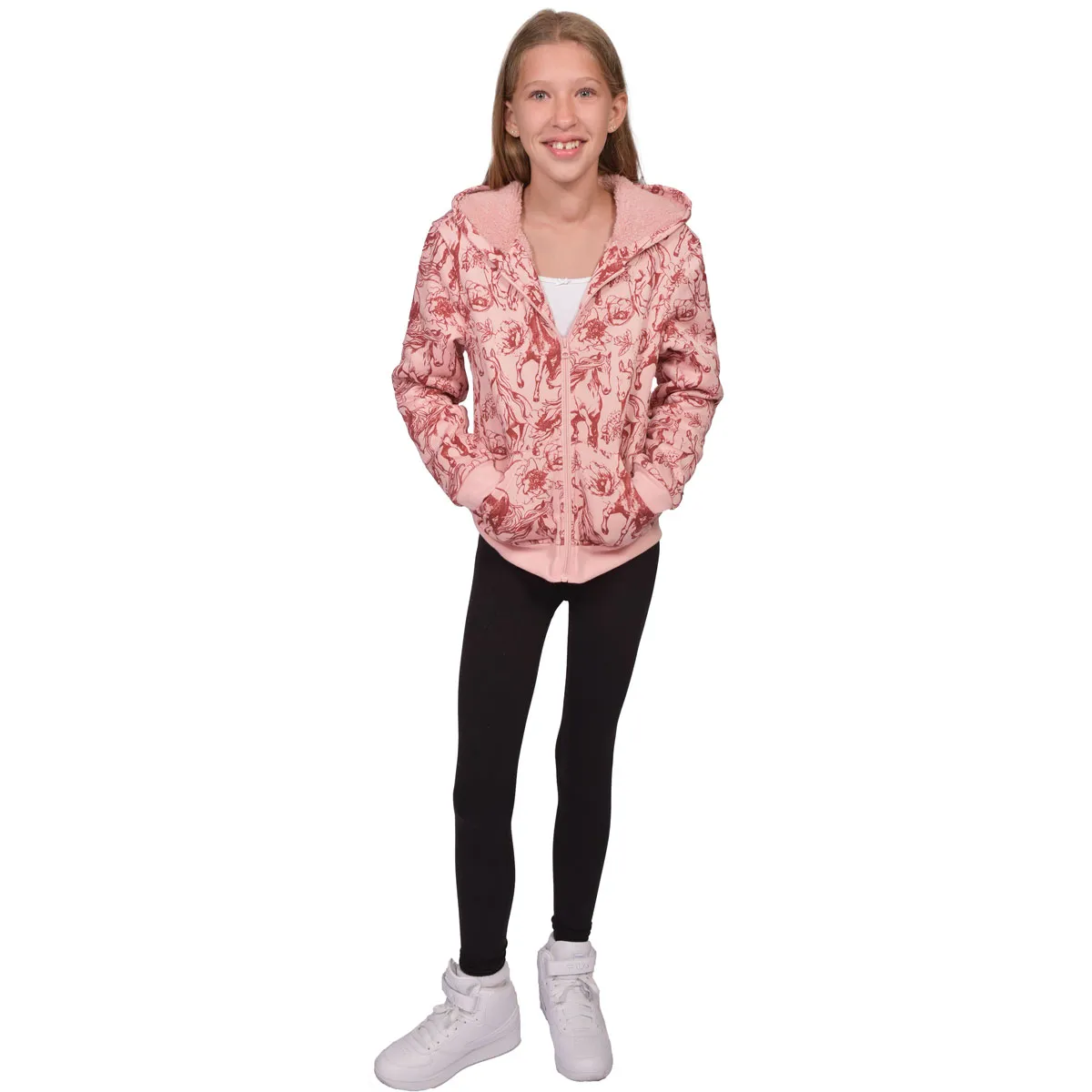 Girl's Sherpa Hoodie by Canyon Creek