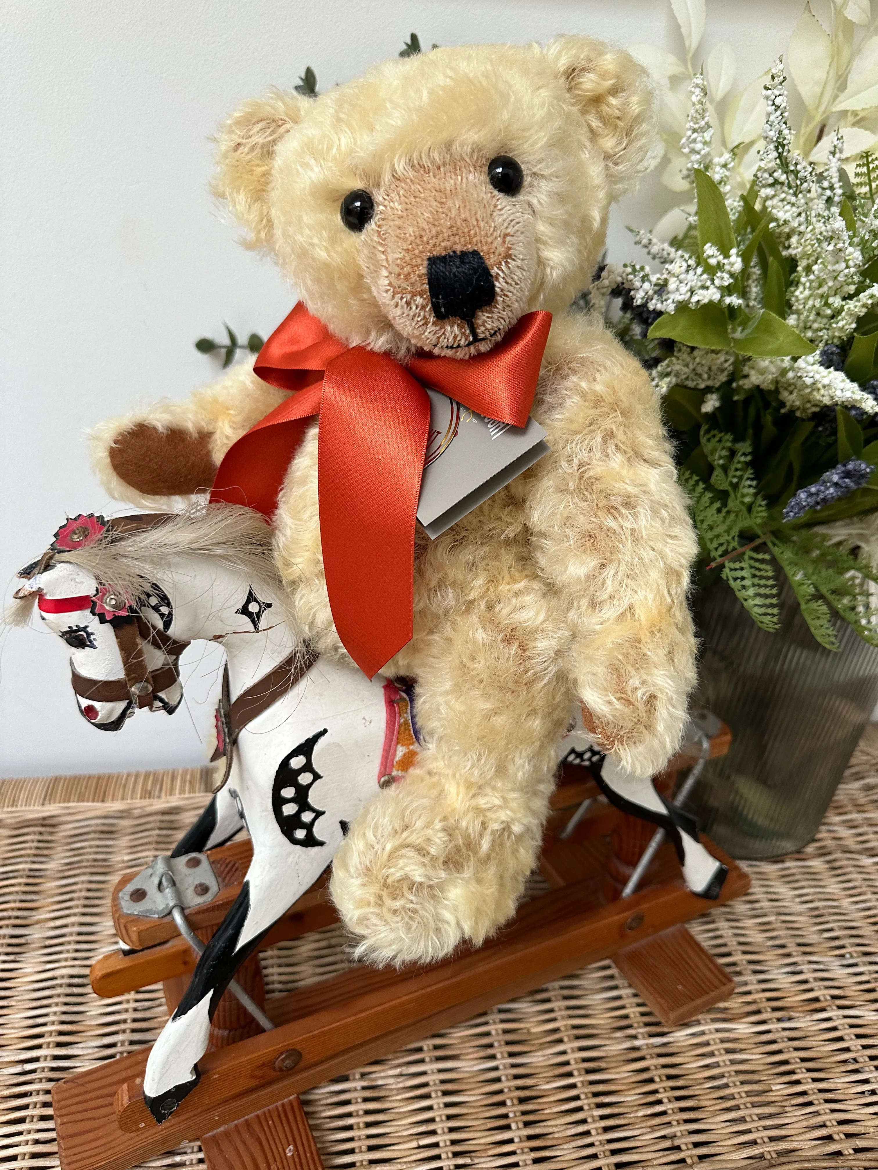 Handmade 12 Inch Traditional Teddy Bear - Chester Blond