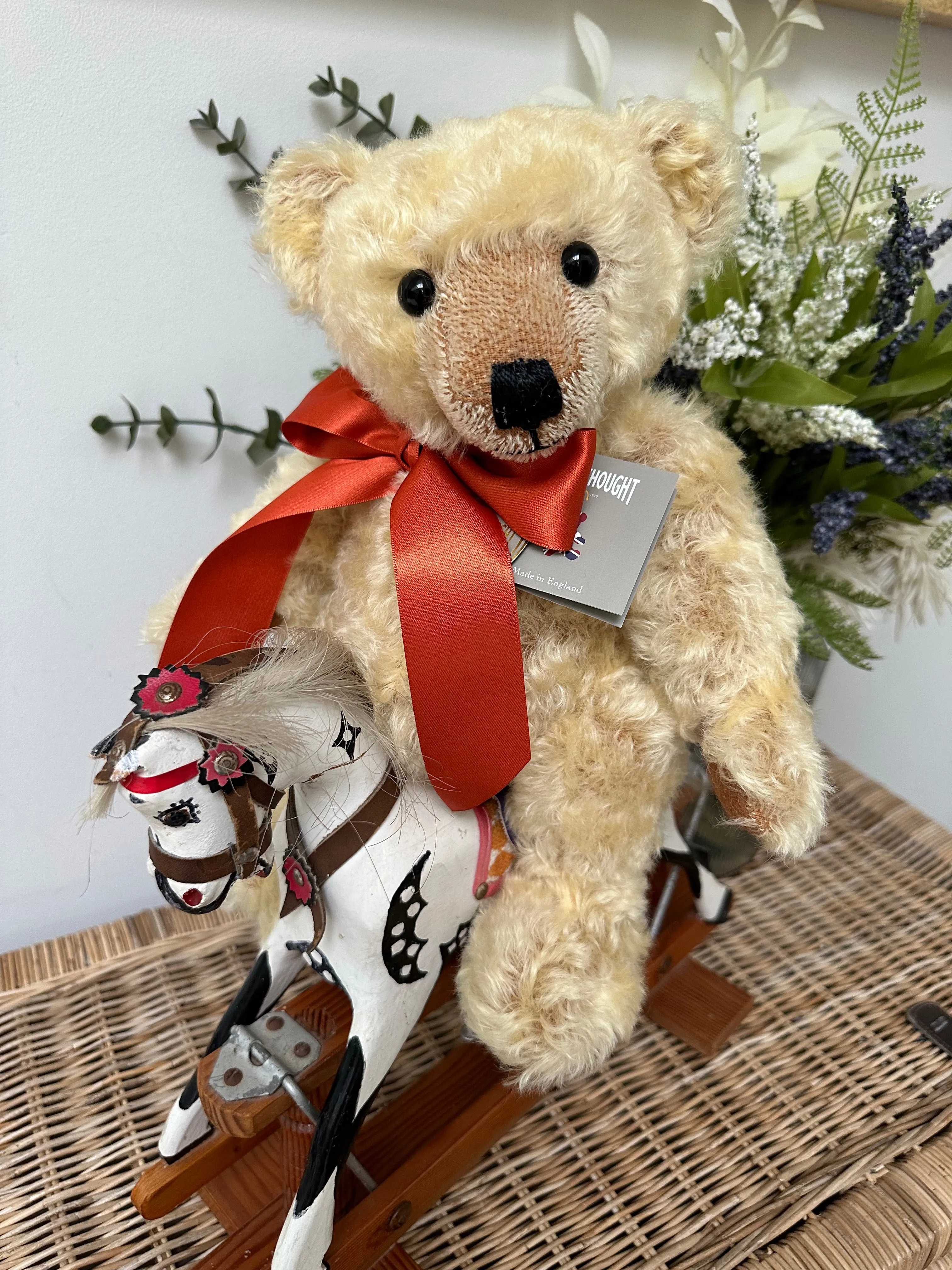 Handmade 12 Inch Traditional Teddy Bear - Chester Blond