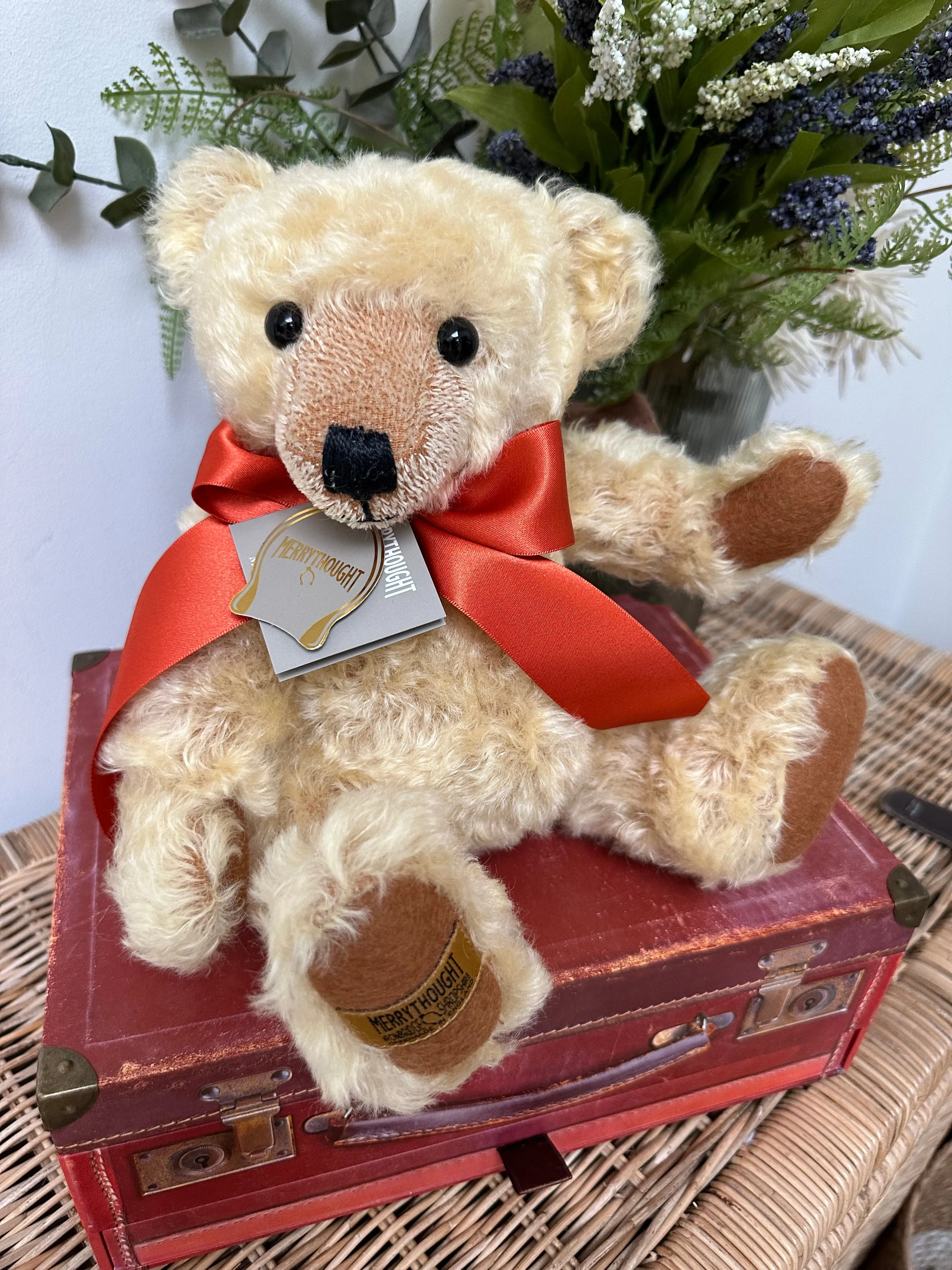 Handmade 12 Inch Traditional Teddy Bear - Chester Blond