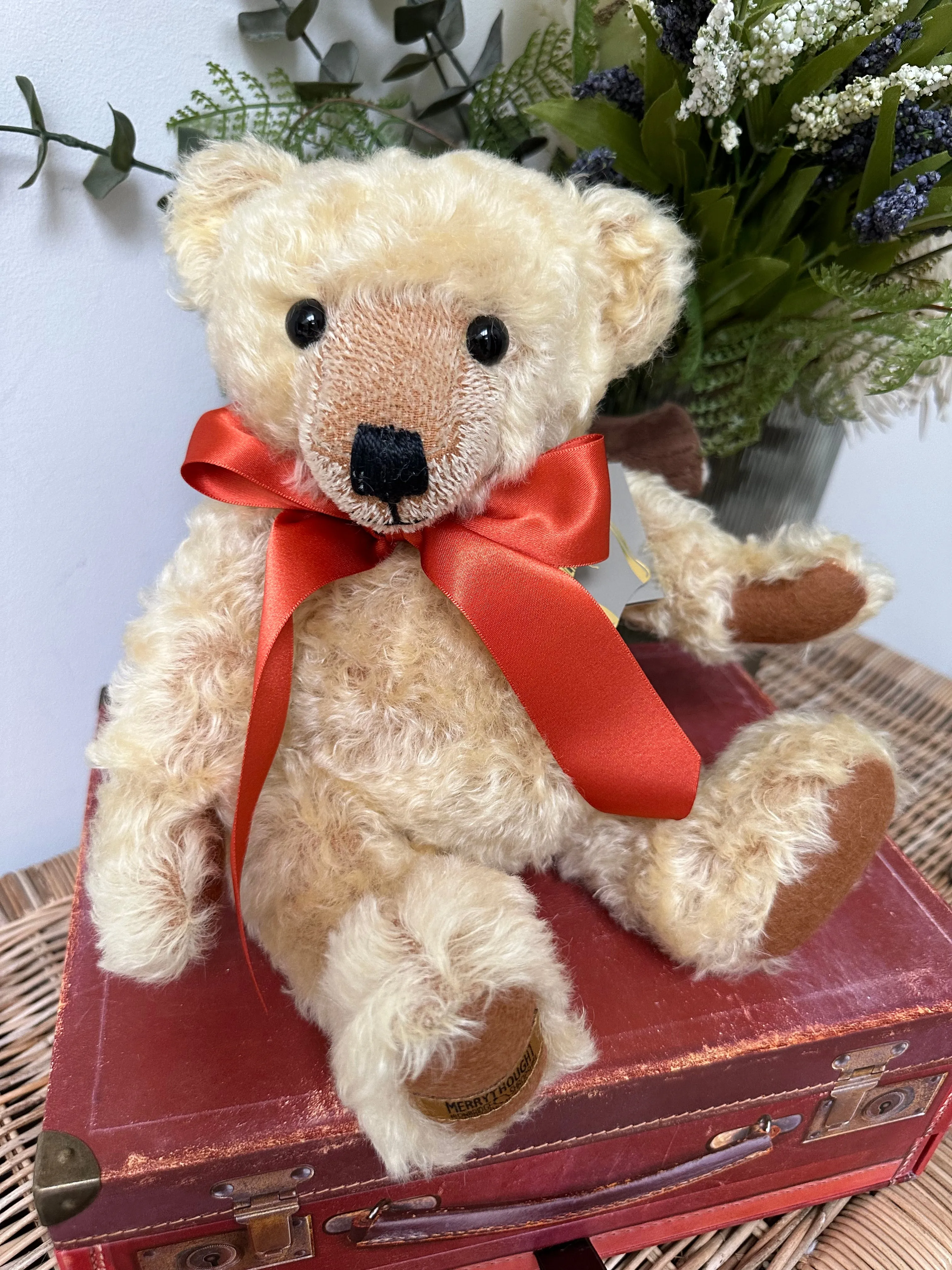 Handmade 12 Inch Traditional Teddy Bear - Chester Blond