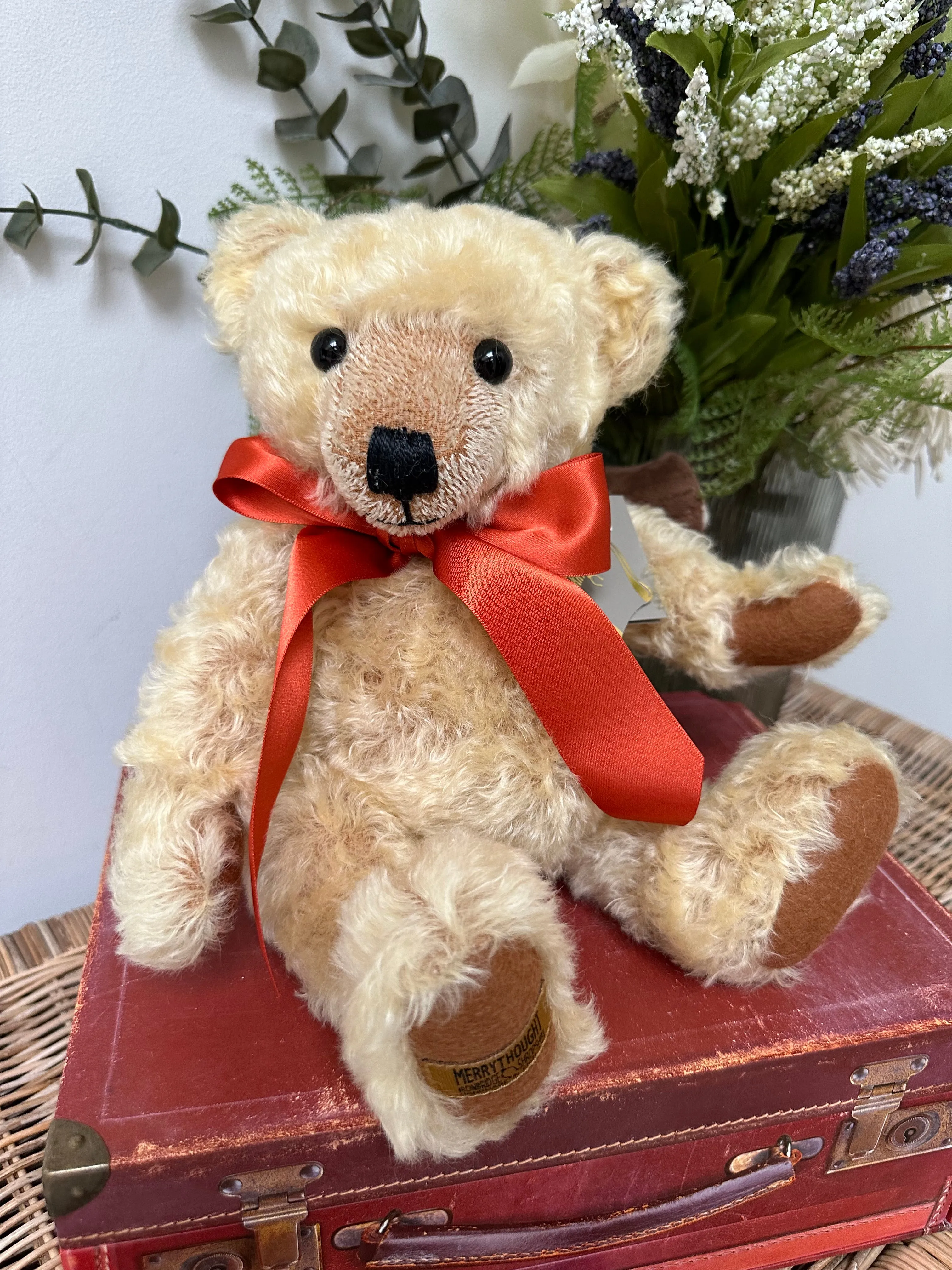 Handmade 12 Inch Traditional Teddy Bear - Chester Blond