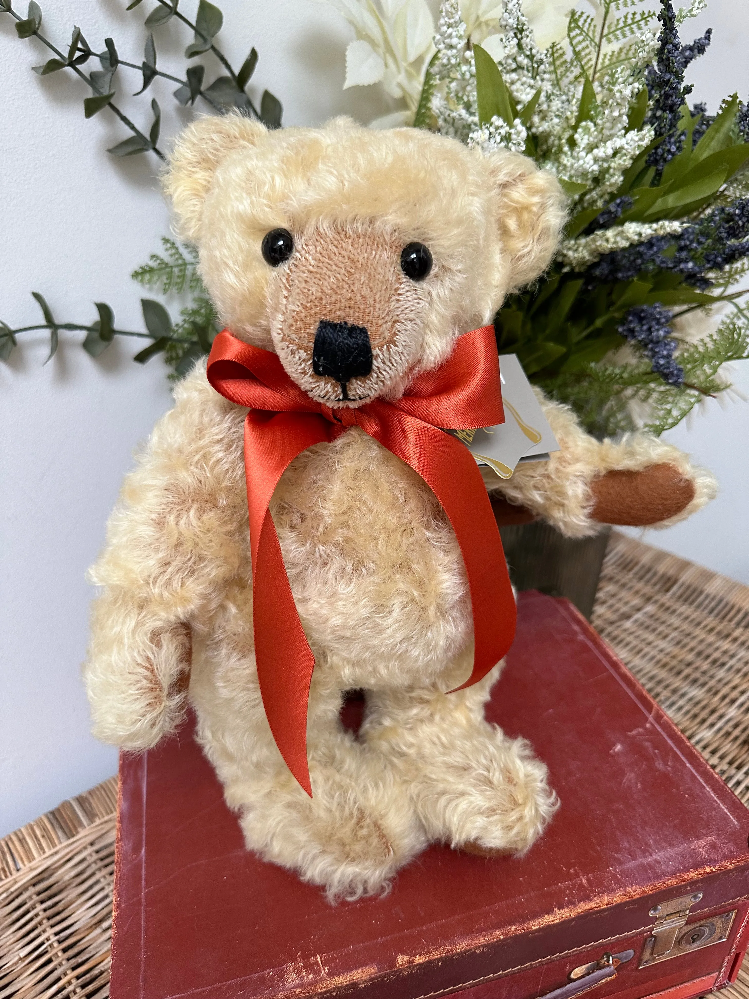 Handmade 12 Inch Traditional Teddy Bear - Chester Blond