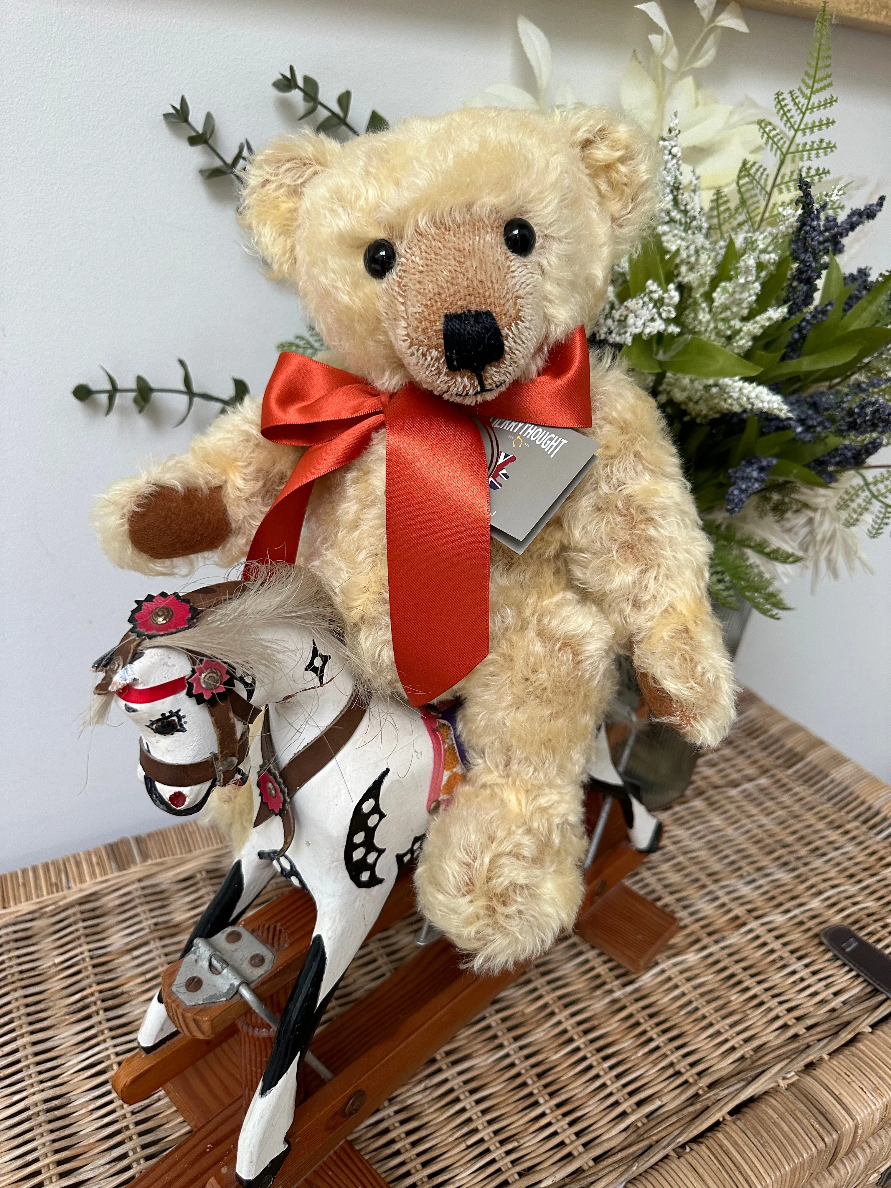 Handmade 12 Inch Traditional Teddy Bear - Chester Blond