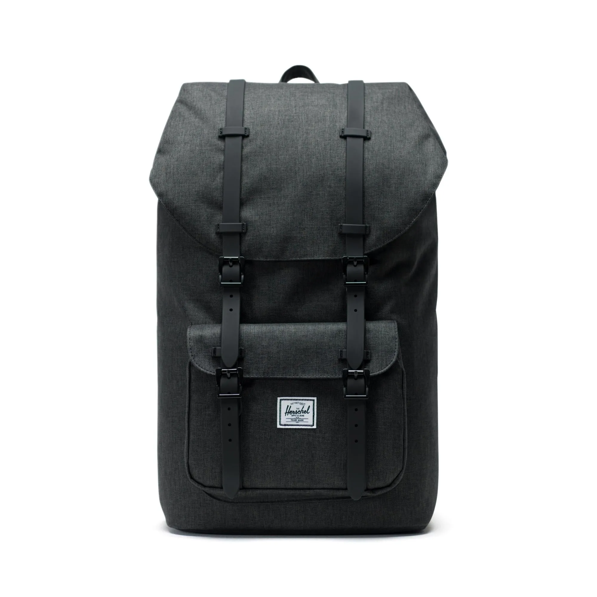 Herschel Little America Backpack in Black Crosshatch