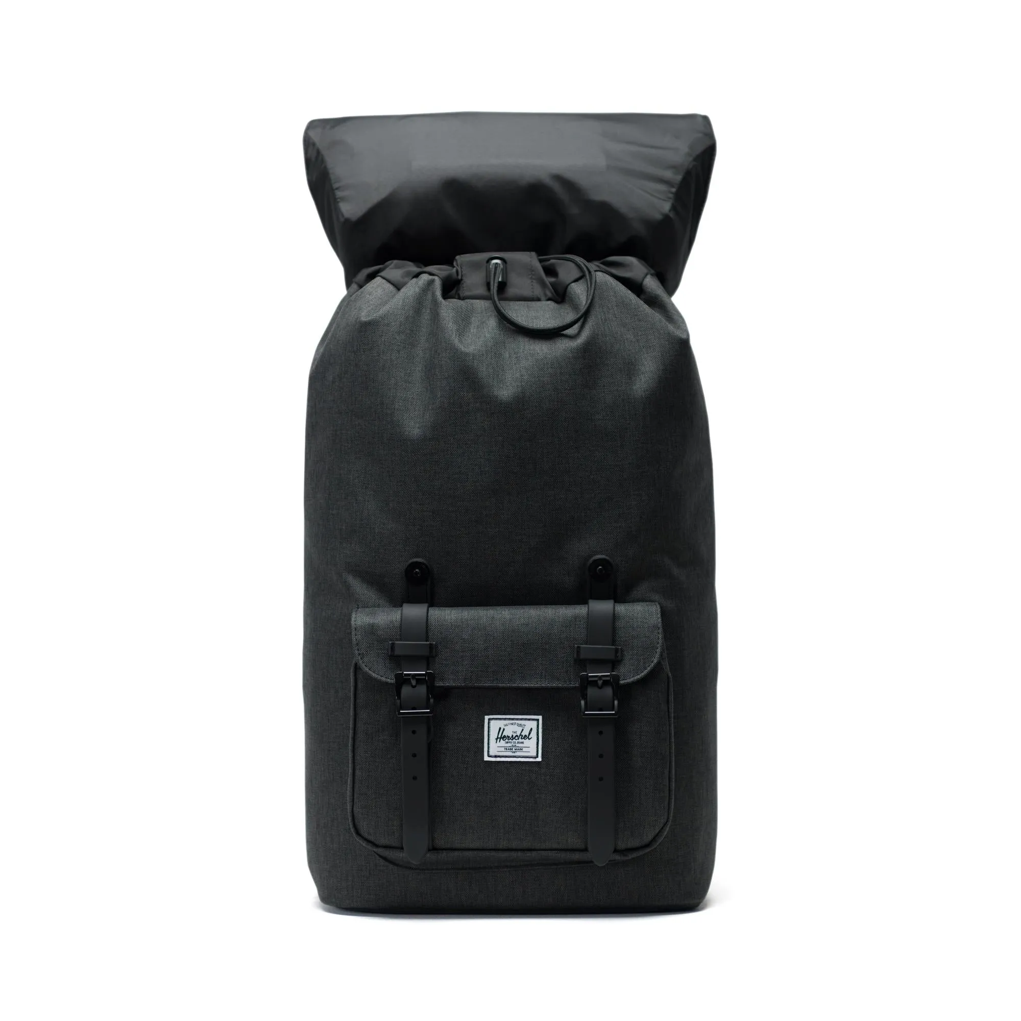 Herschel Little America Backpack in Black Crosshatch