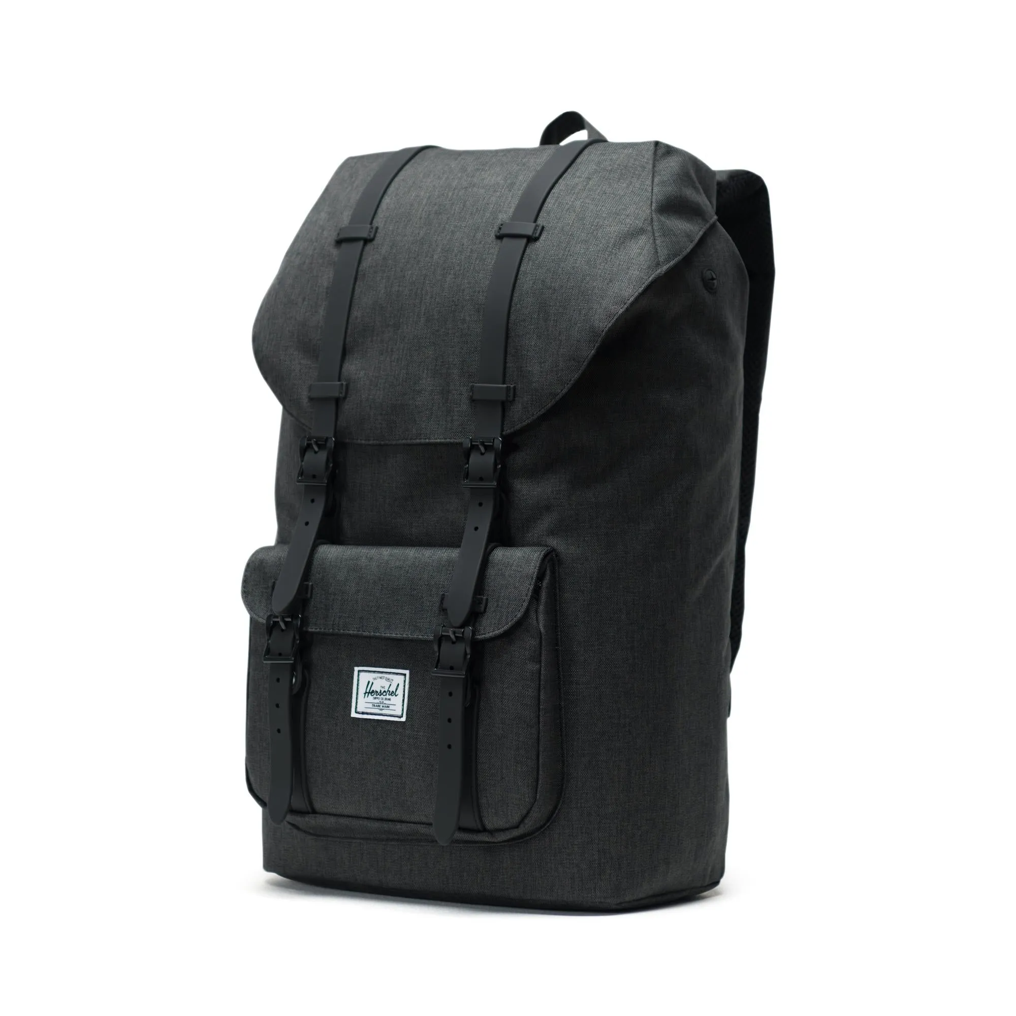 Herschel Little America Backpack in Black Crosshatch