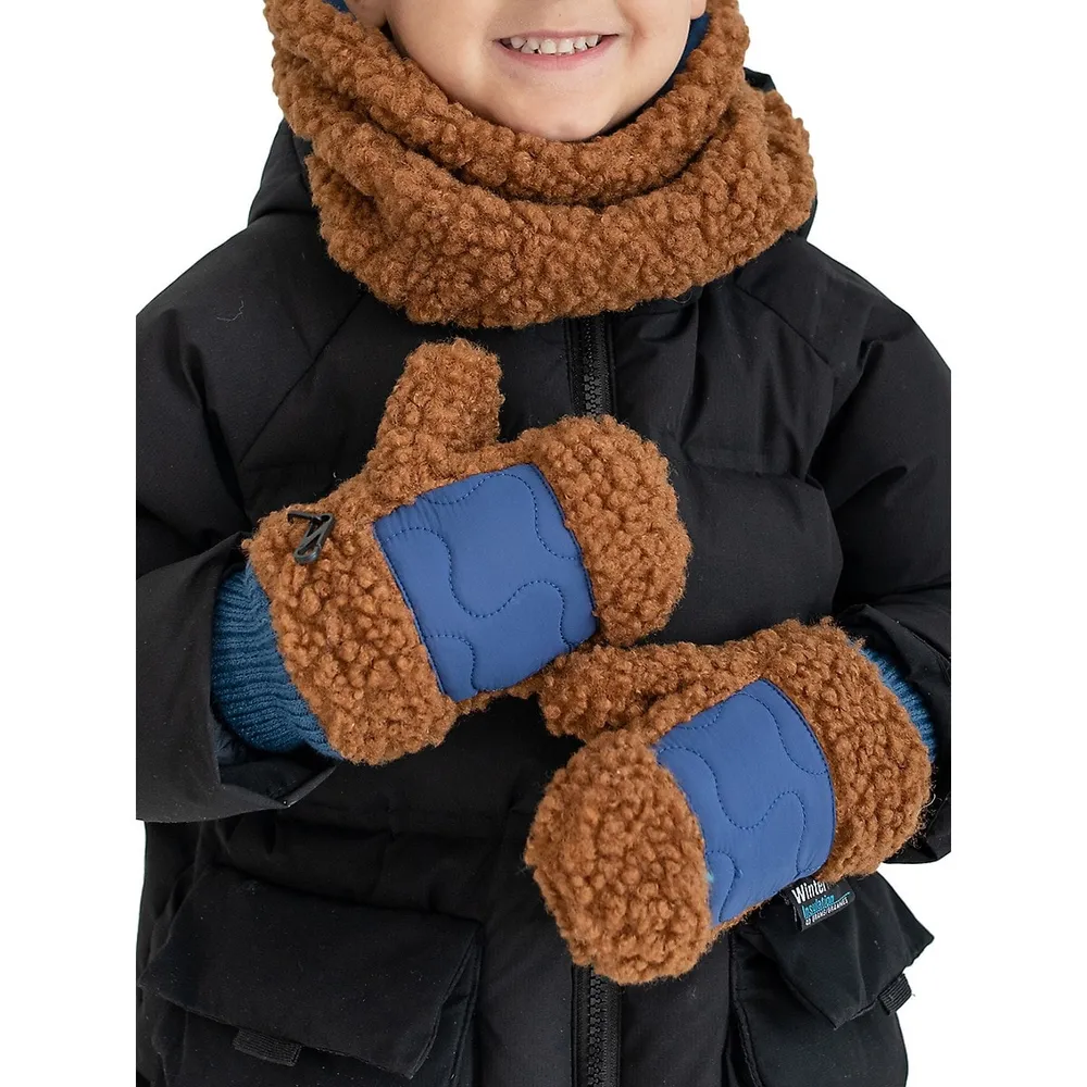 Hudson's Bay Fleece Mittens for Little Boys