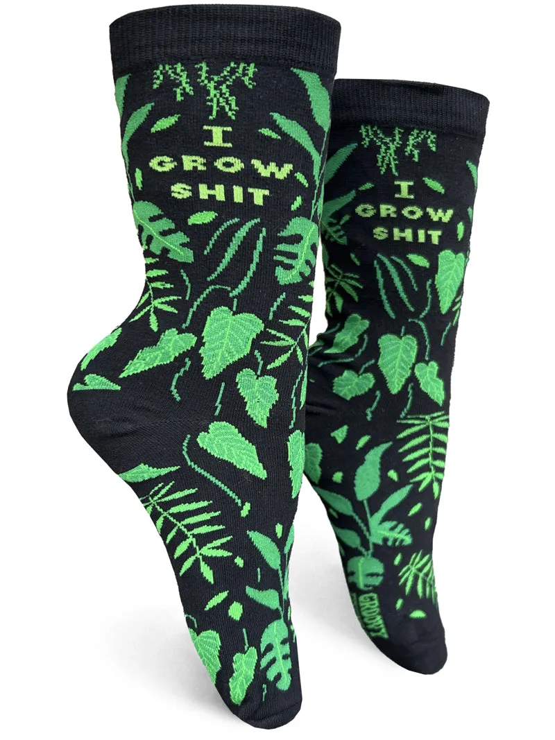 Women's Crew Socks for Growing Shit