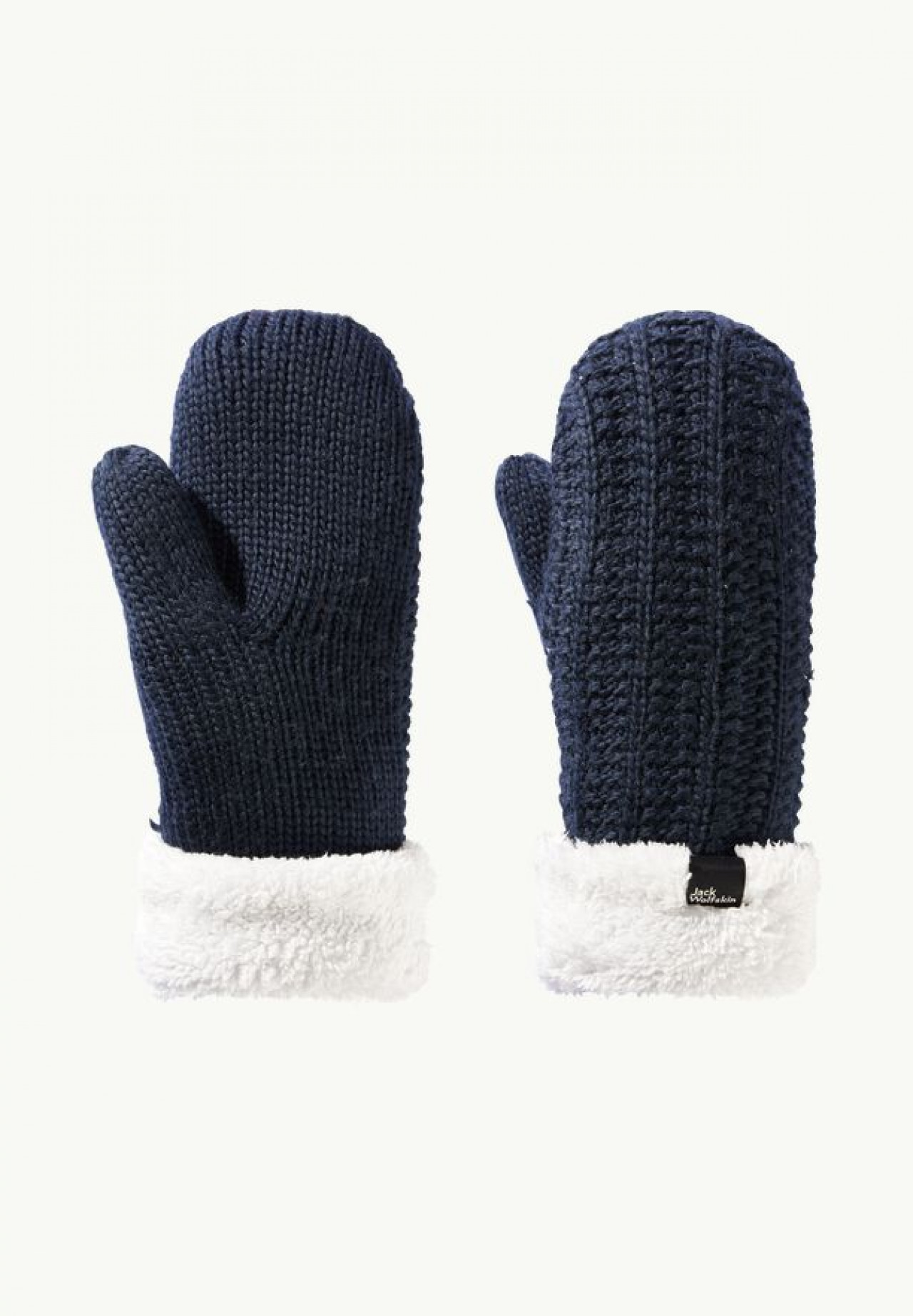 Jack Wolfskin Highloft Knit Night Blue Mitten