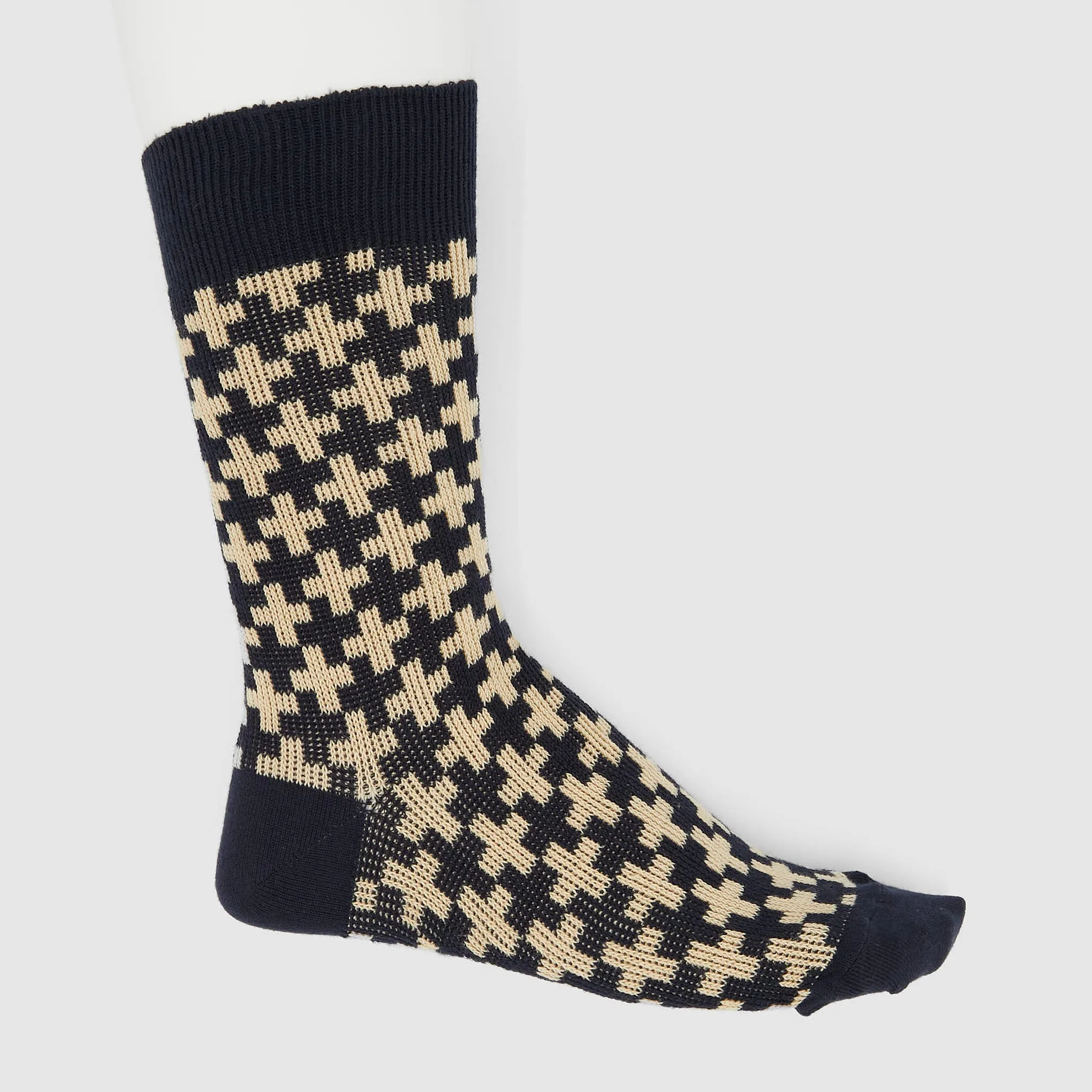 Jaquard Juji Tsunagi Socks by Blue Blue Japan