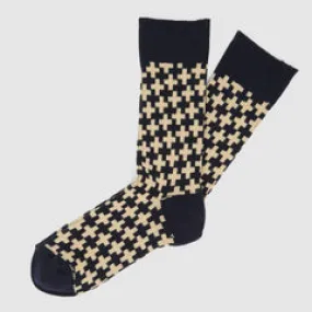 Jaquard Juji Tsunagi Socks by Blue Blue Japan