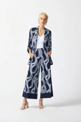 Abstract Print Boxy Blazer 242198 by Joseph Ribkoff