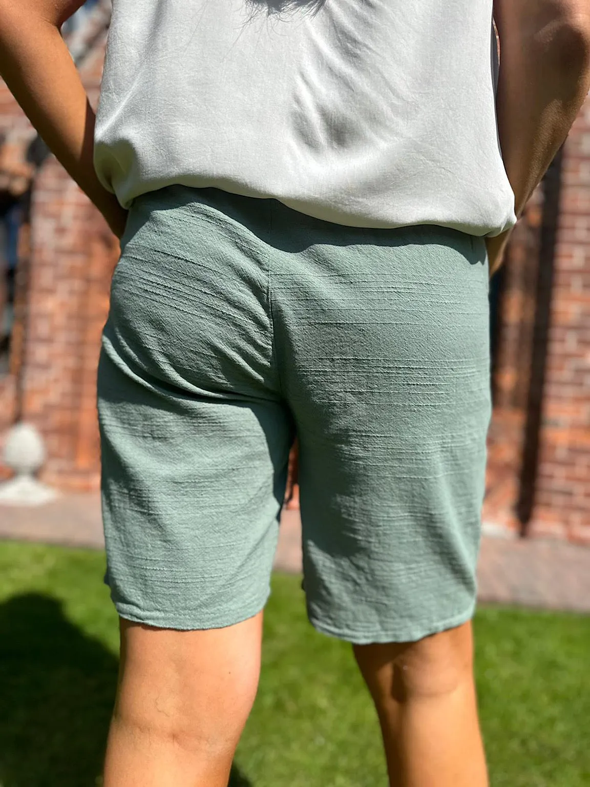 Linen Blend Shorts