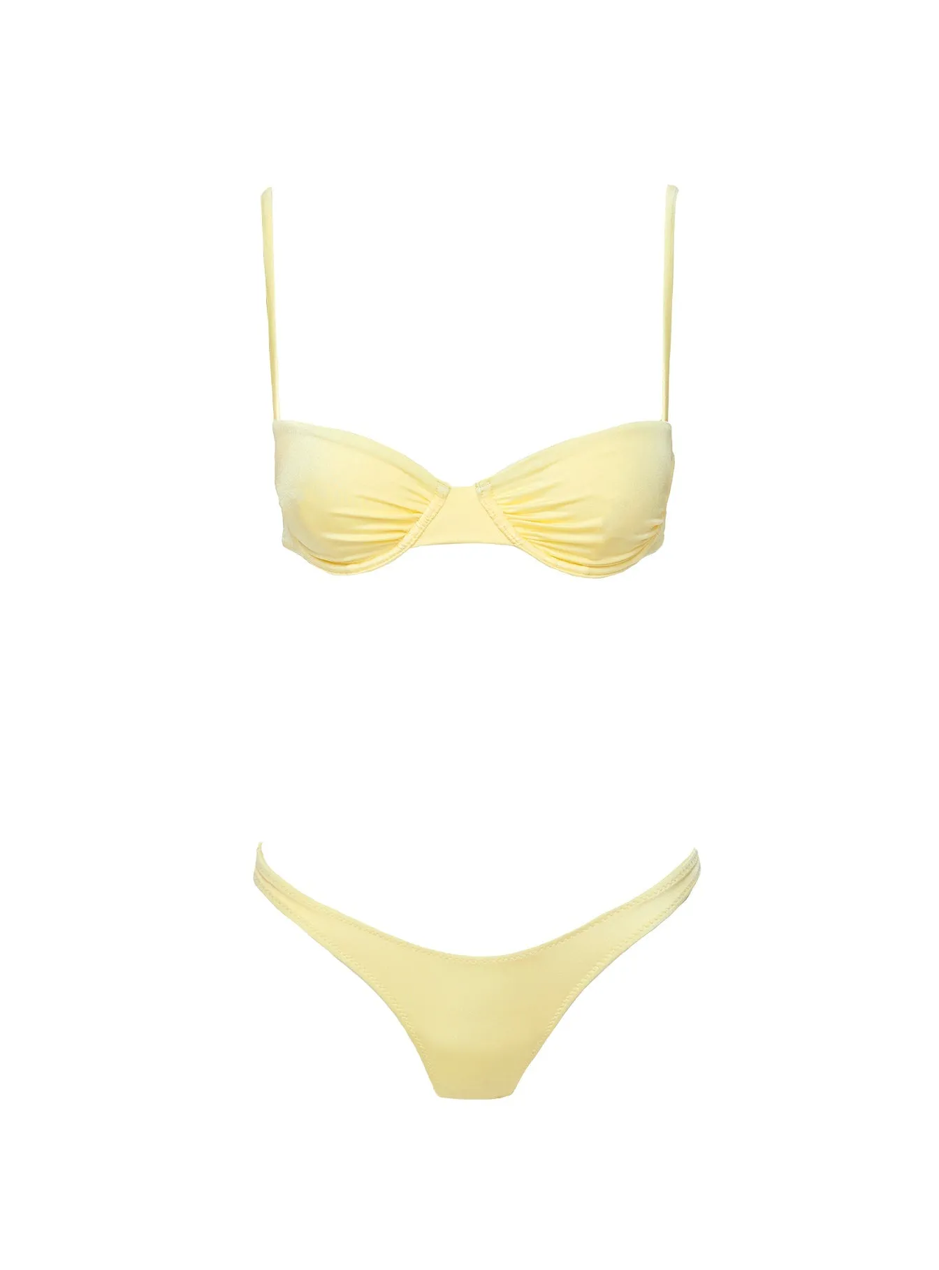 Lemon Underwire Bikini Top