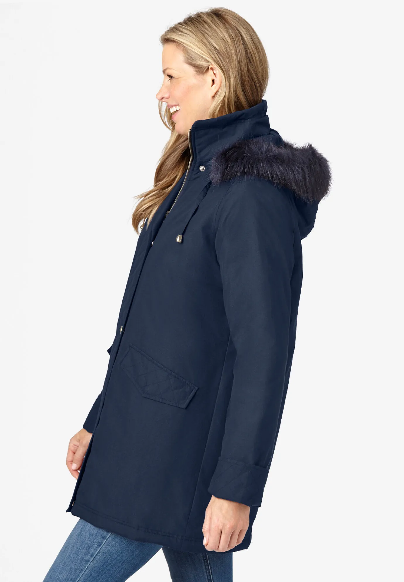 Lightweight Microfiber Down Parka