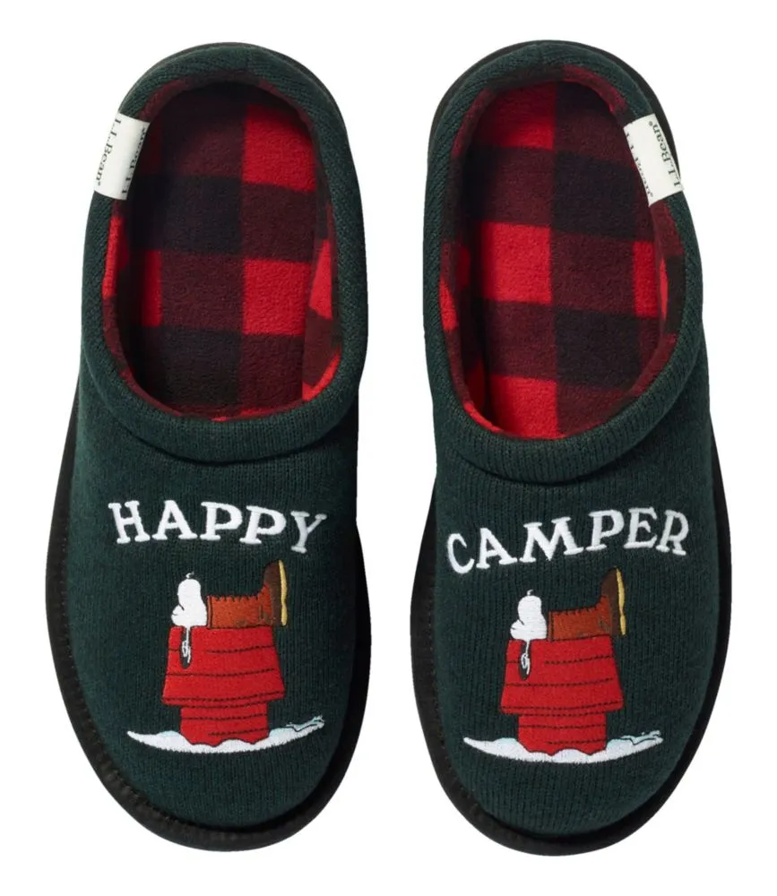 L.L.Bean x Peanuts Sweater Fleece Slippers