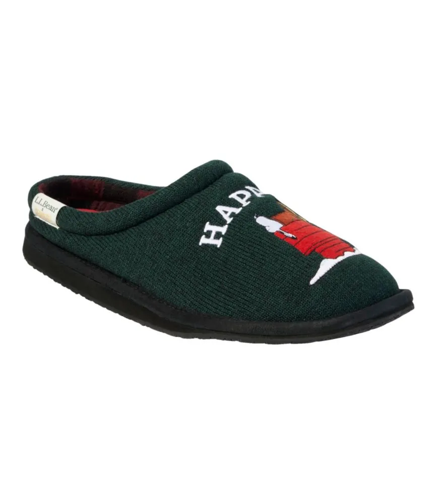 L.L.Bean x Peanuts Sweater Fleece Slippers