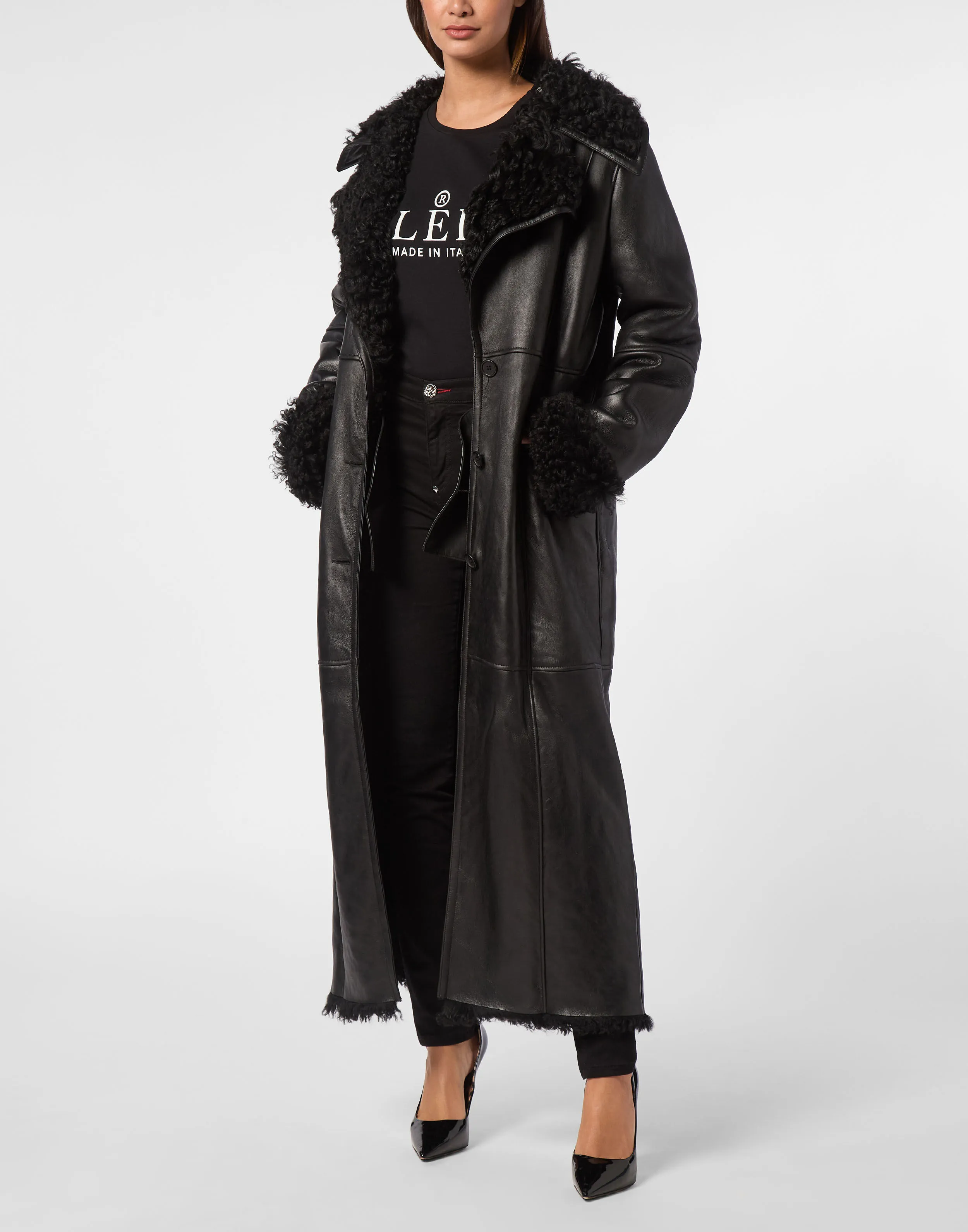 Long Shearling Coat