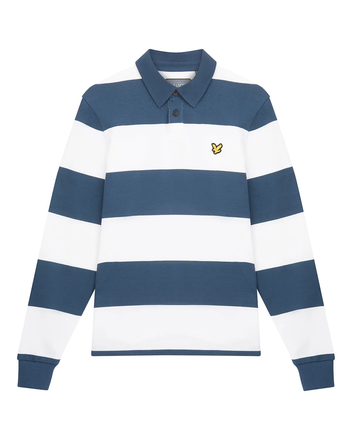 Lyle Scott Golf Rugby Shirt Light Navy White SS23