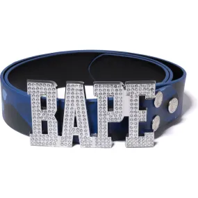 Men's BAPE Leather Belt in Color Camo