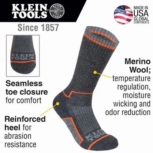 Men's Twist Crew Thermal Socks