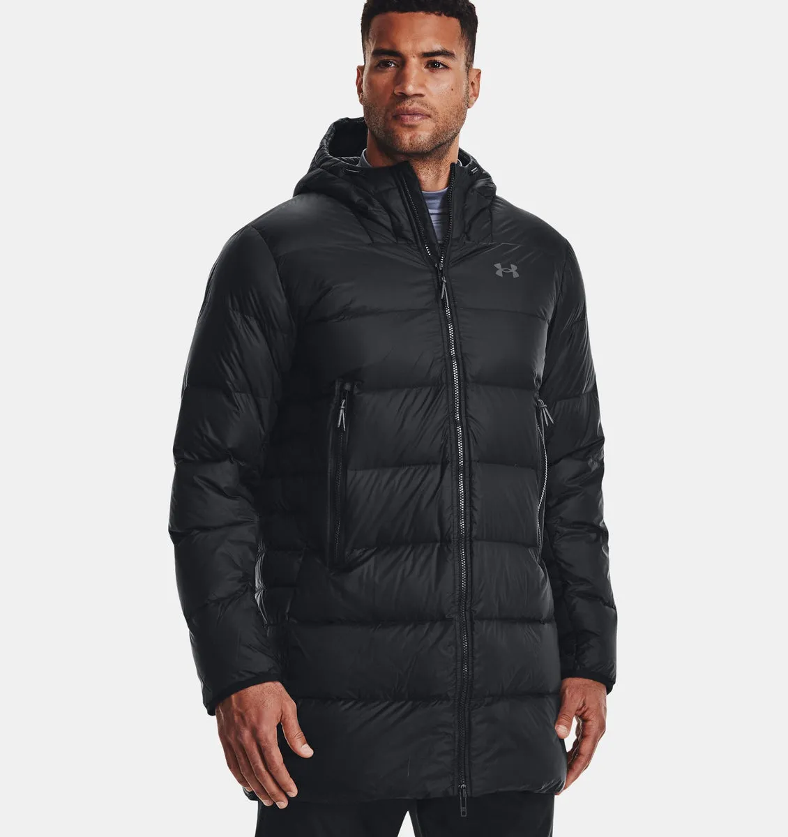 Men's Under Armour 1373663 Storm Armour Down Parka Black Pitch Gray