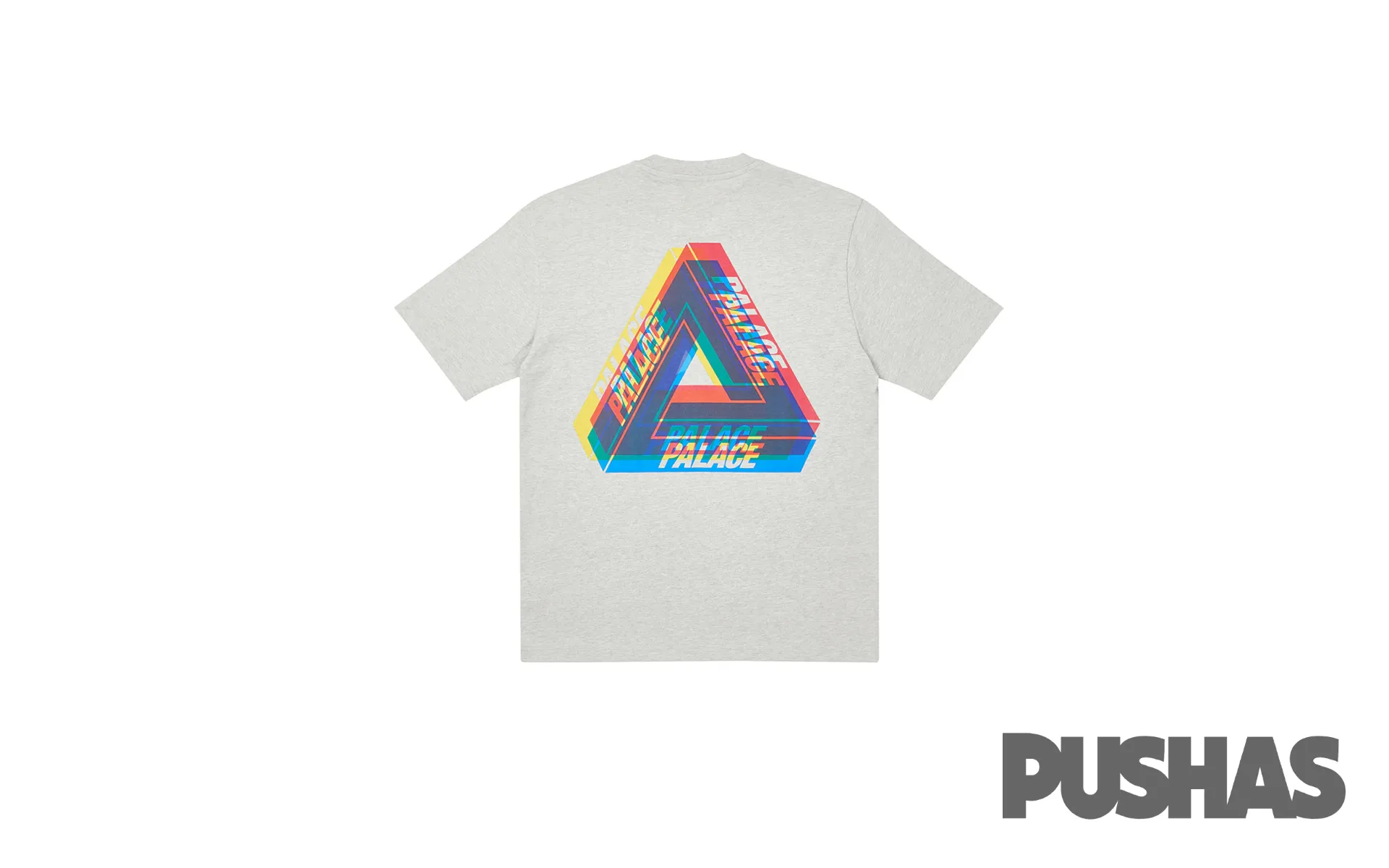 Palace Tri-Ferg Colour Blur T-shirt Grey Marl 2020