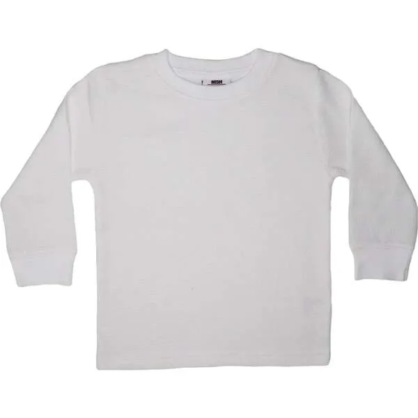 Mish White Long Sleeve Thermal Shirt