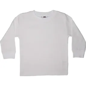 Mish White Long Sleeve Thermal Shirt