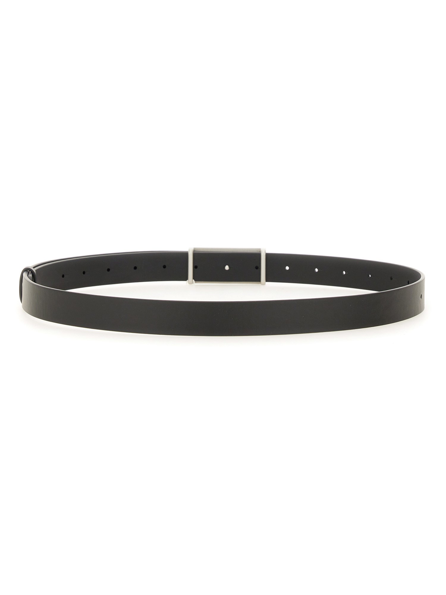 MM6 MAISON MARGIELA Leather Belt with Numeric Logo