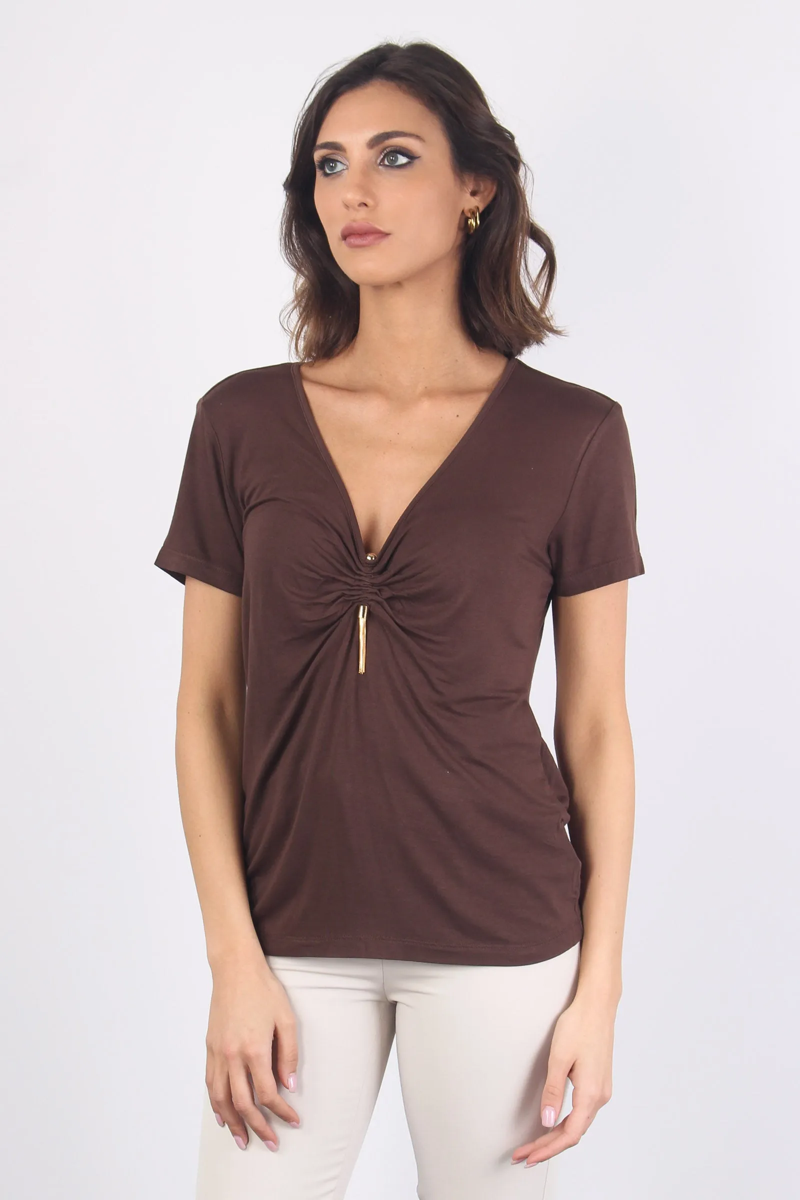 French Roast V-Neck T-shirt