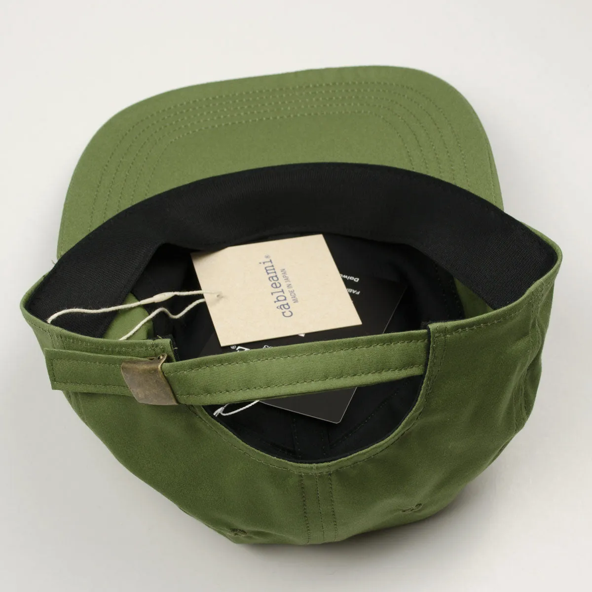 Olive cableami 60/2 Ventile 6-Panel Cap