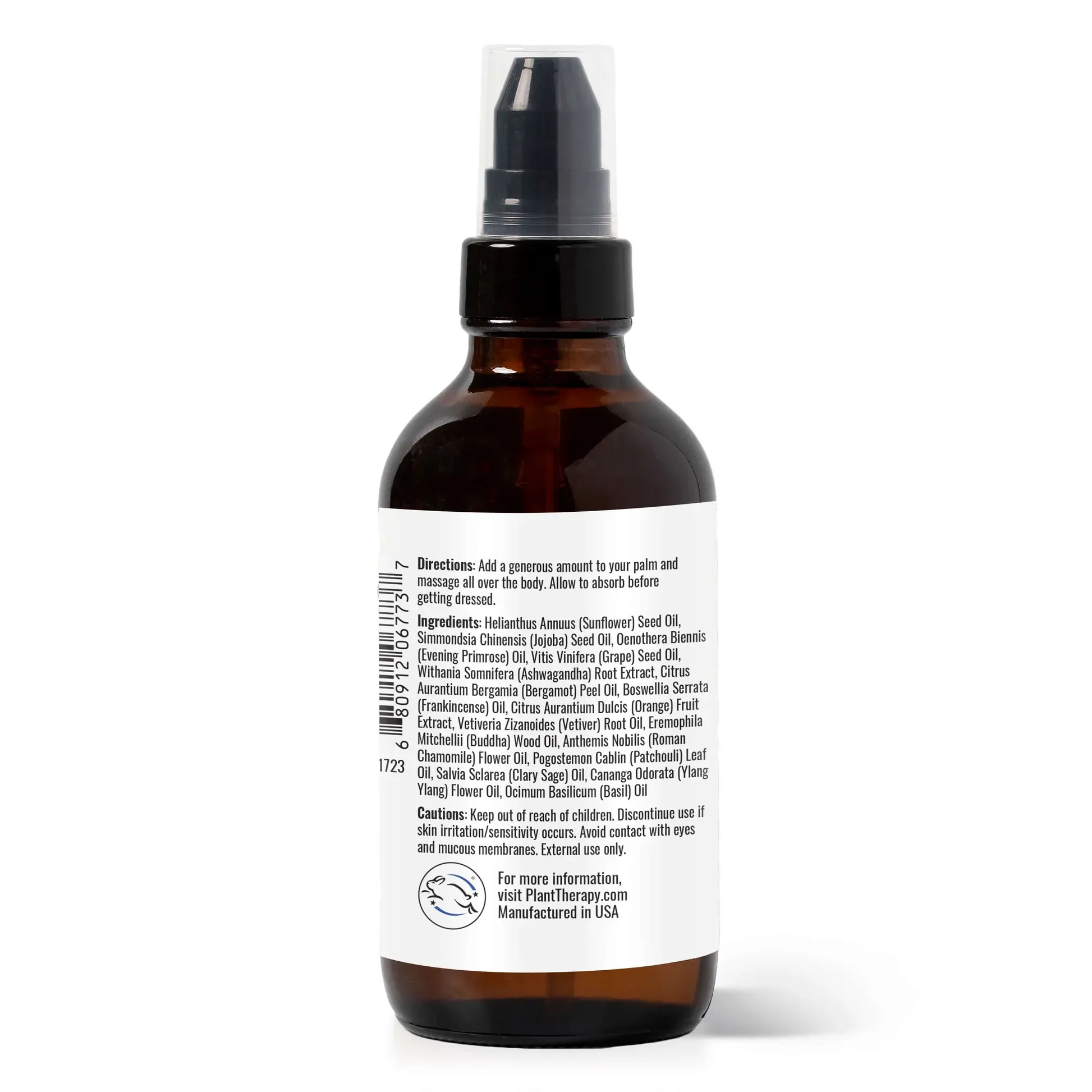 Stress Body Oil with Ashwagandha from Plant Therapy