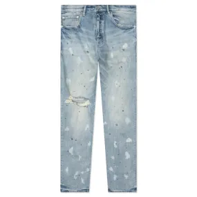 Acid Bleach Light Indigo Jeans