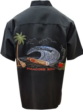 Aloha Shirt with Paradise Pattern