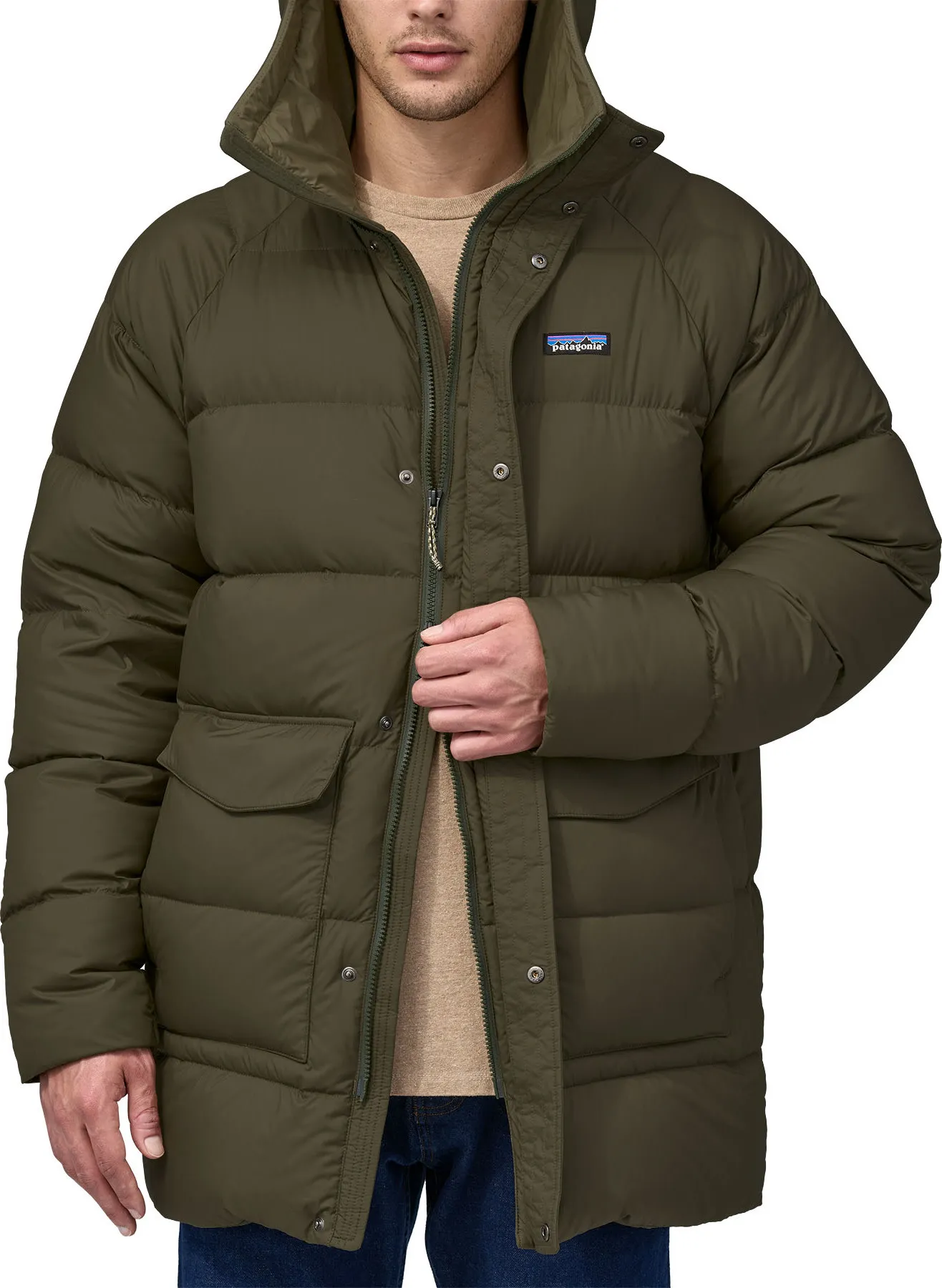 Buy Patagonia Men Silent Down Parka Basin Green Outnorth Patagonia Men Silent Down Parka Basin Green