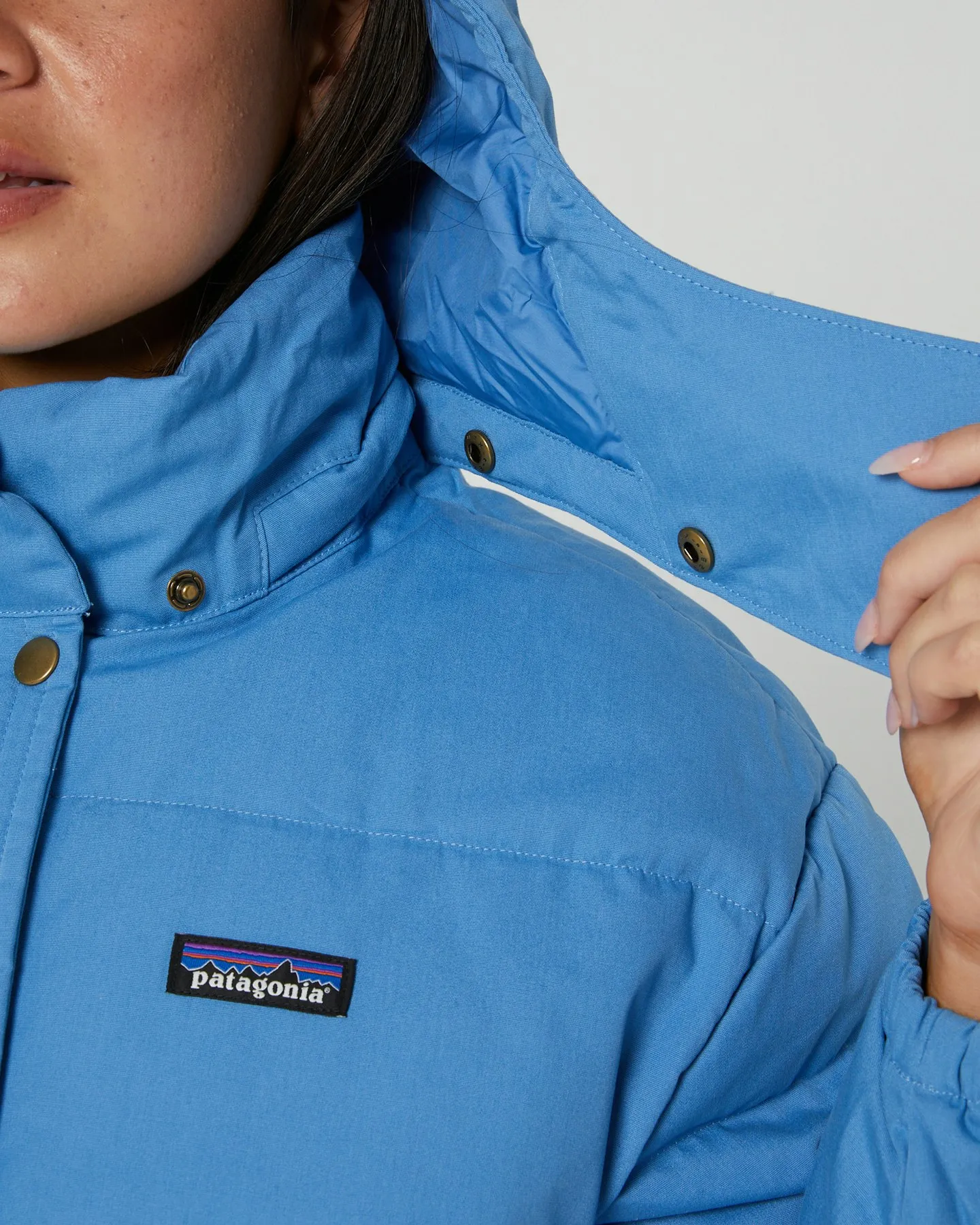 Blue Bird Patagonia Women's Cotton Down Parka | SurfStitch