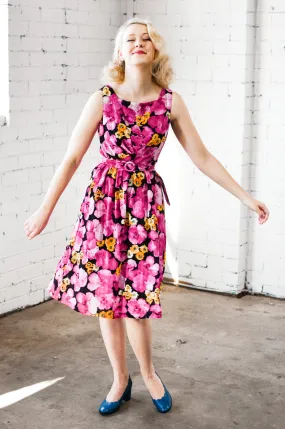 Pink Floral Dress by Dalena