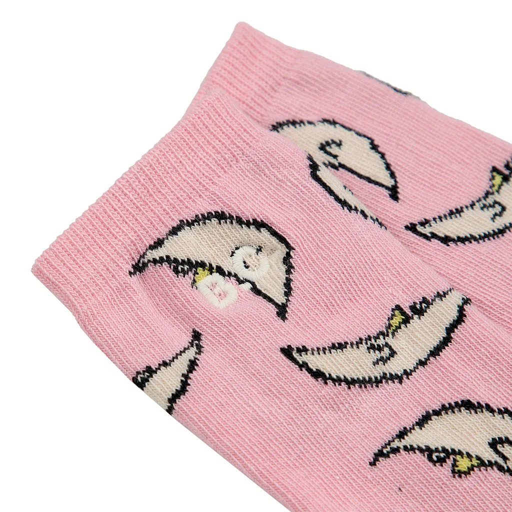 Baby Beneath The Moon All Over Socks Pink by Bobo Choses