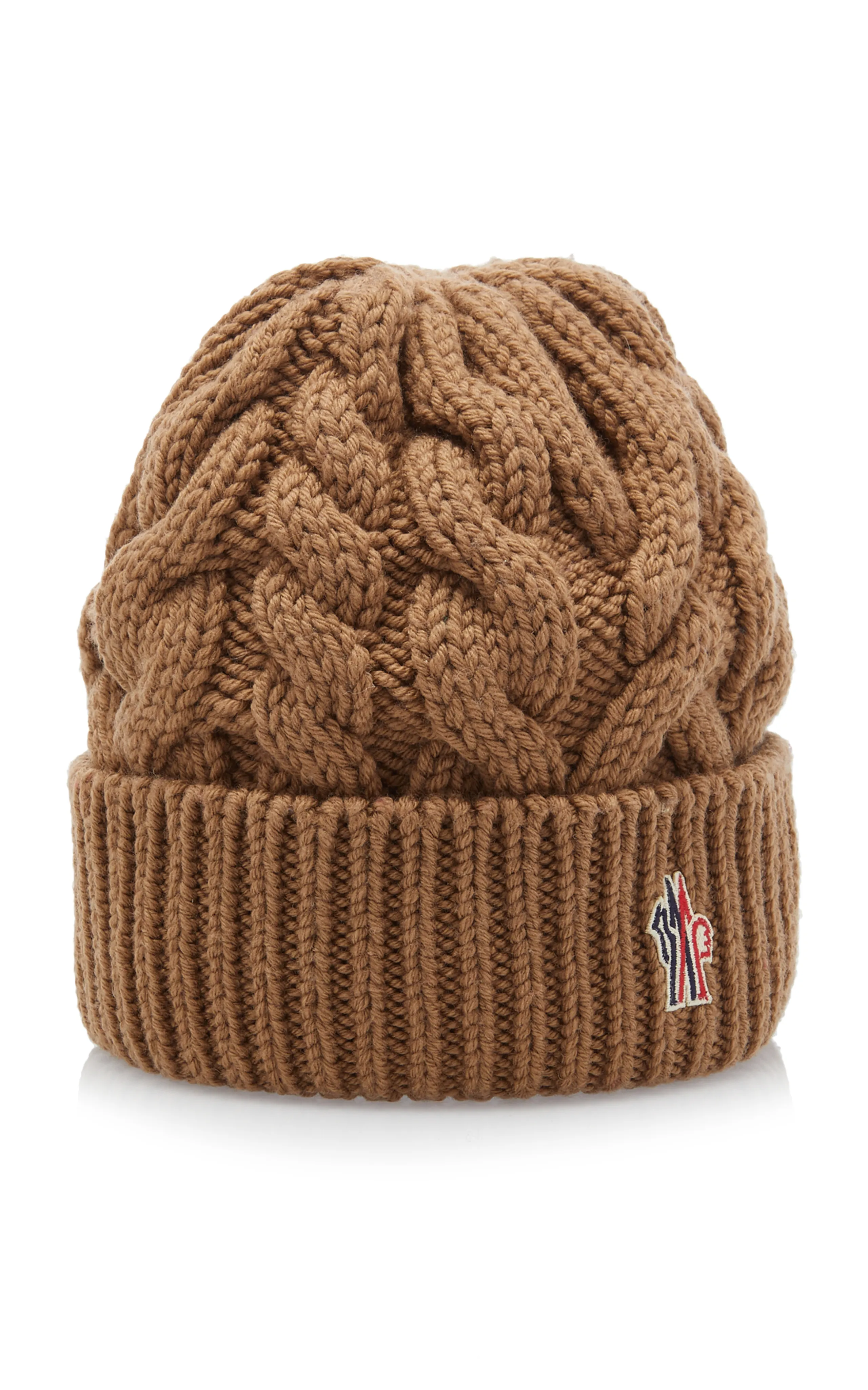 Premium Cable Knit Beanie by Moncler Grenoble