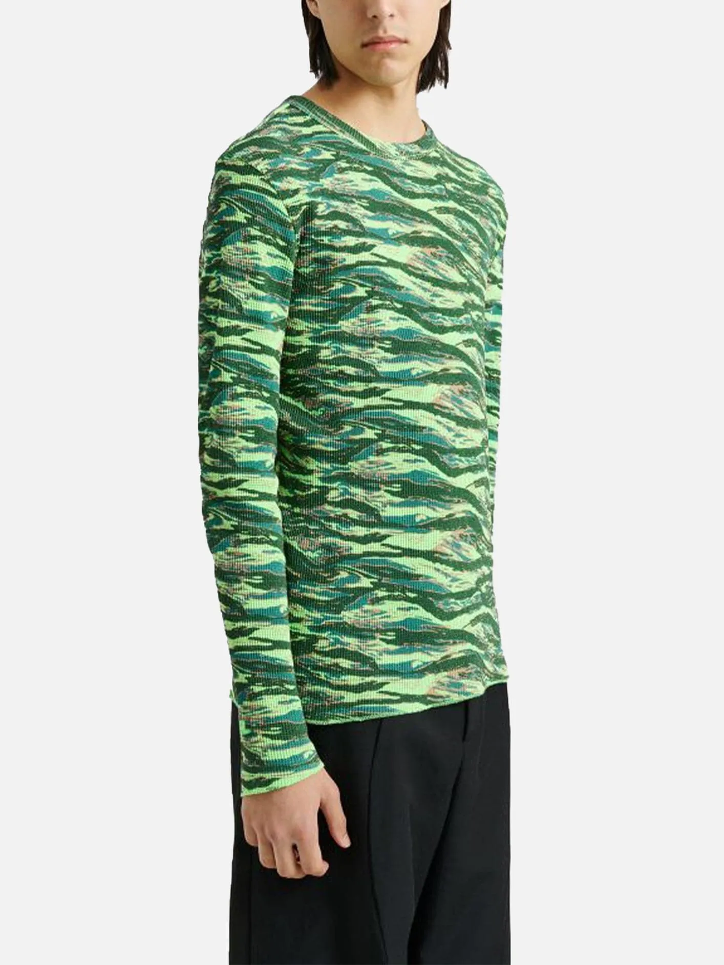 Printed Thermal Shirt - Green