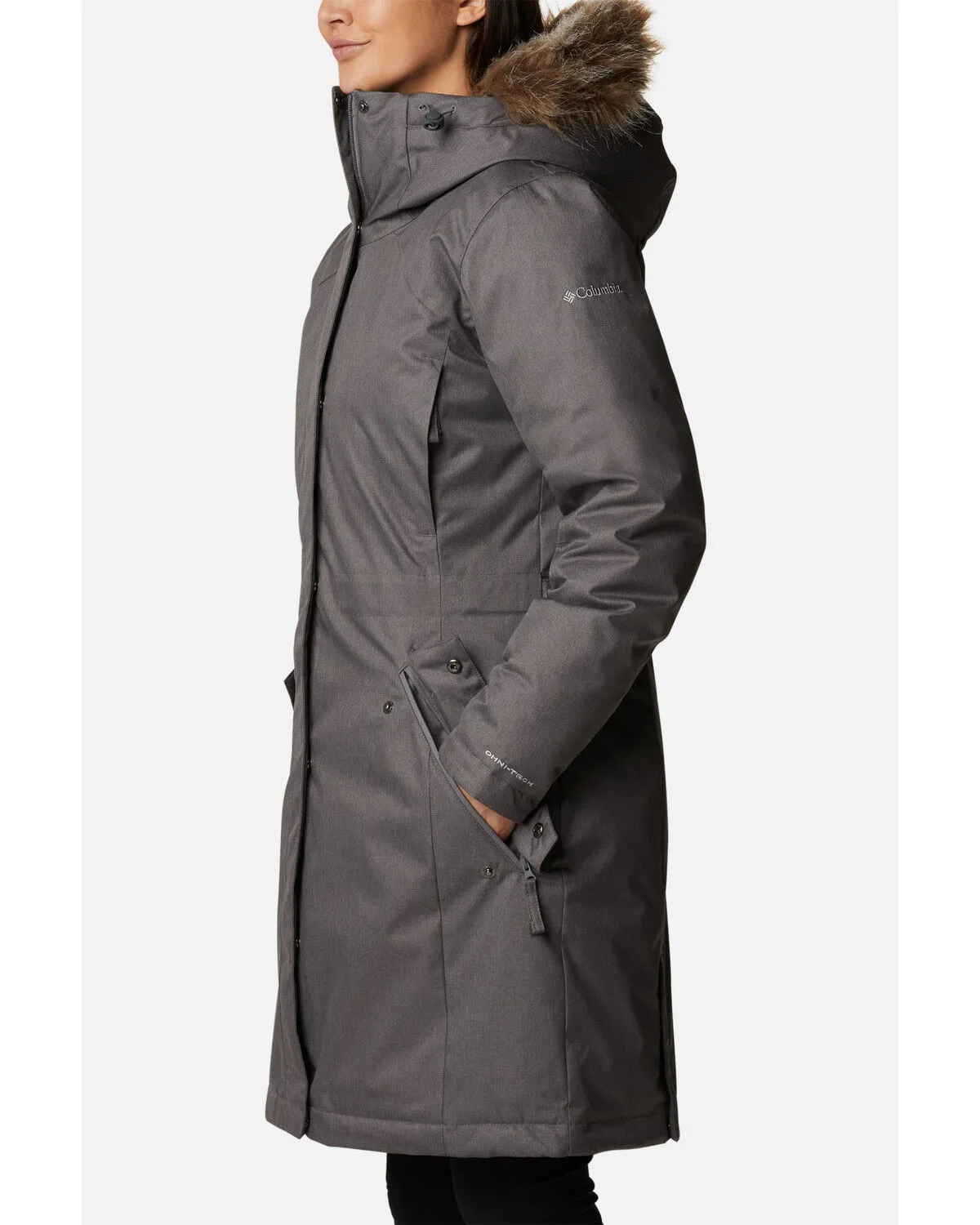 Columbia Grey Juniper Ridge Omni Heat Women Down Parka