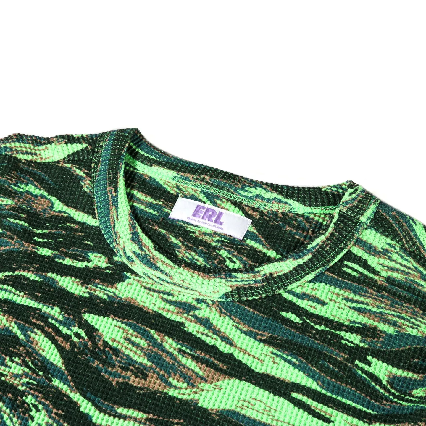 Rave Camo Thermal Shirt Green