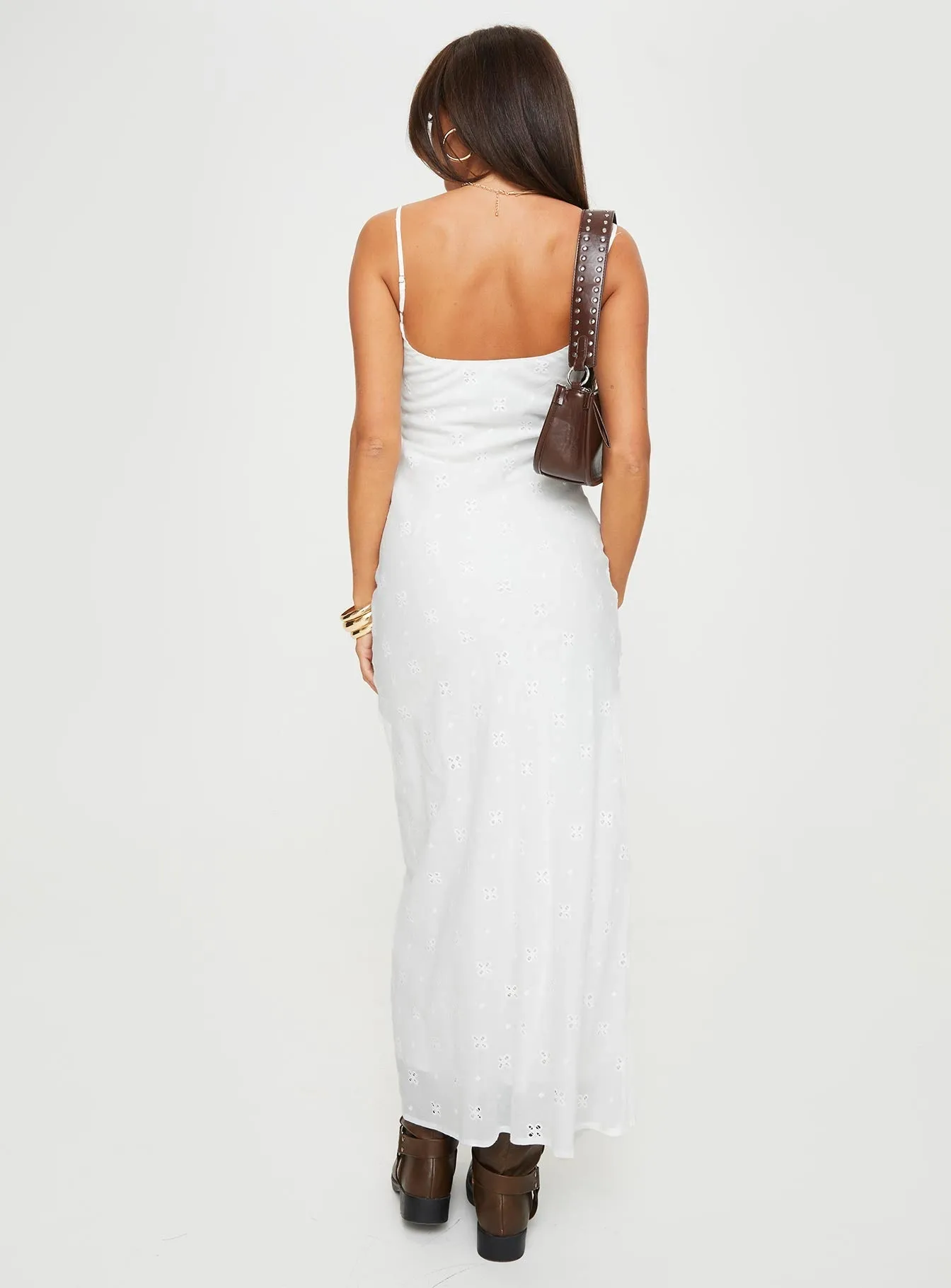 White Ravina Maxi Dress