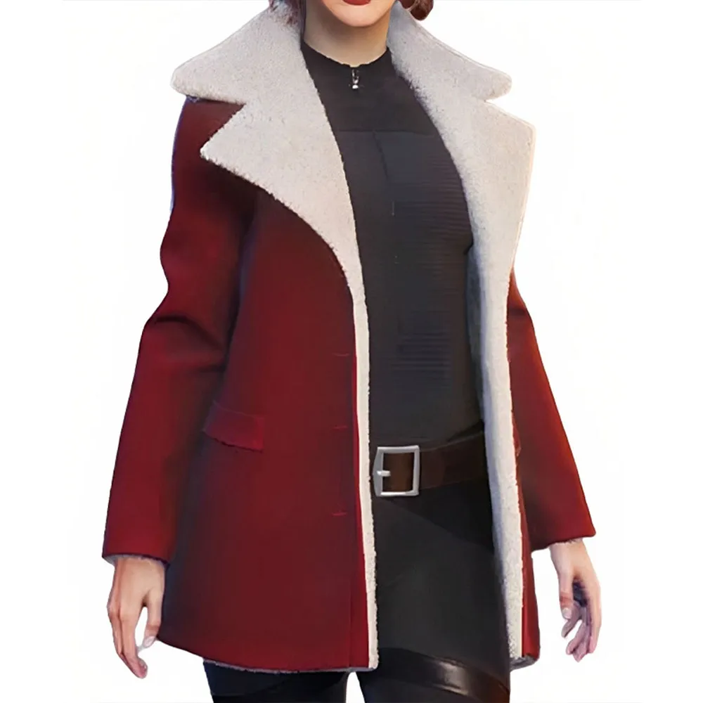 Holiday Ops Milla Jovovich Red Coat World of Tanks