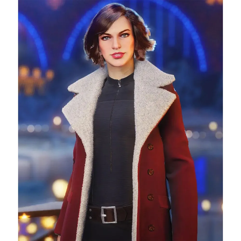 Holiday Ops Milla Jovovich Red Coat World of Tanks